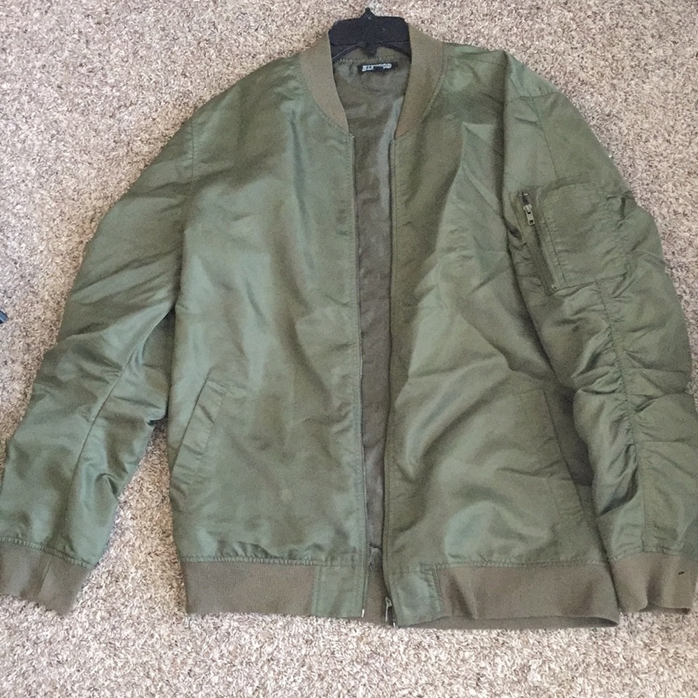 Green Bomber Jacket